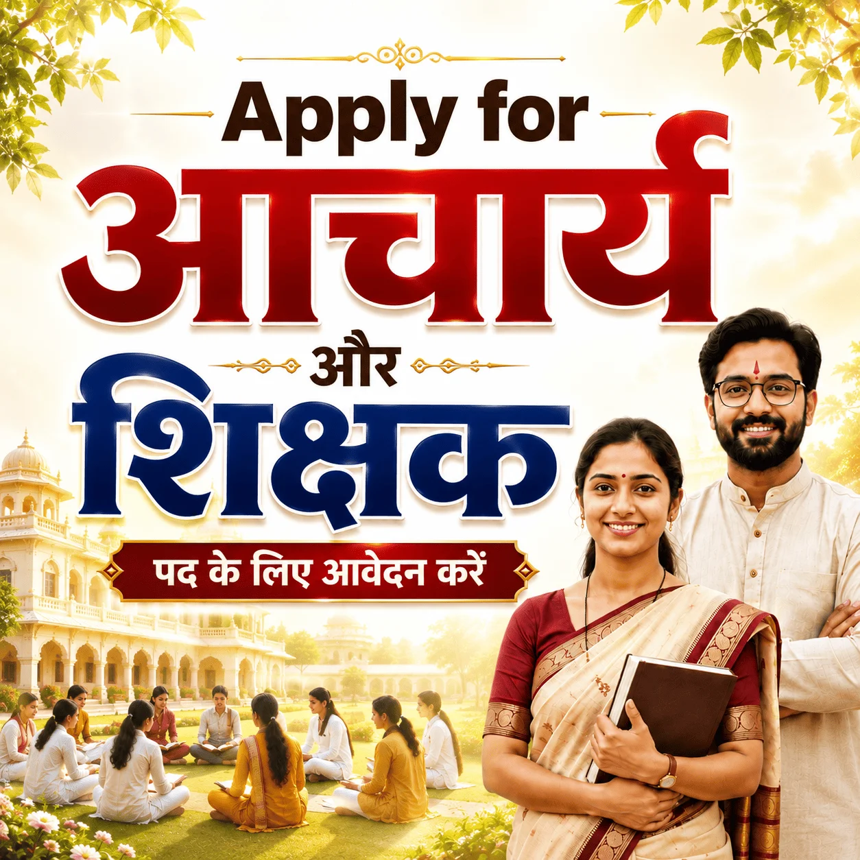 Apply for Acharya and Teacher
